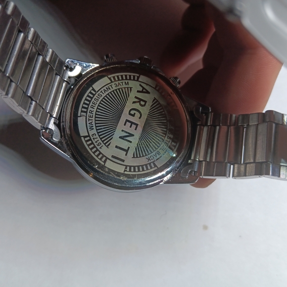 Argent Silver Men\'s Watch